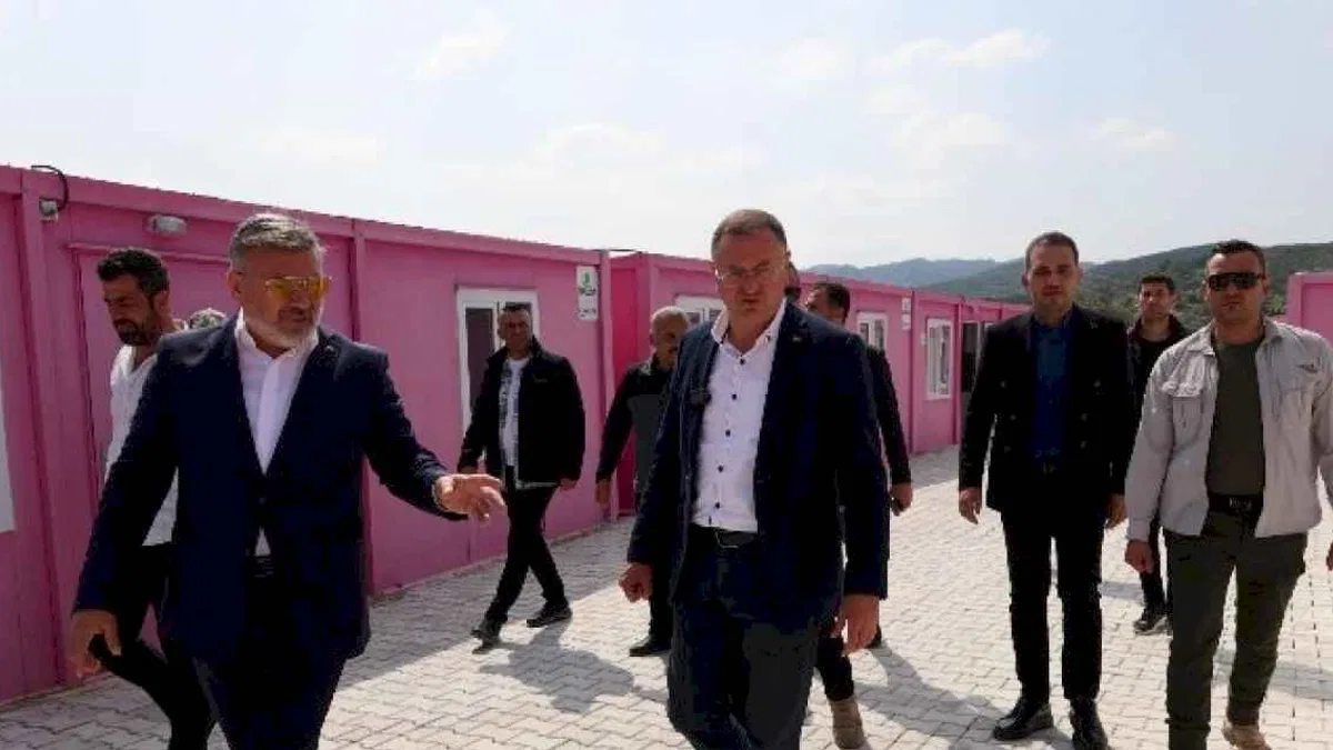 Hatay'da tamamlanan konteynerler hizmete açıldı