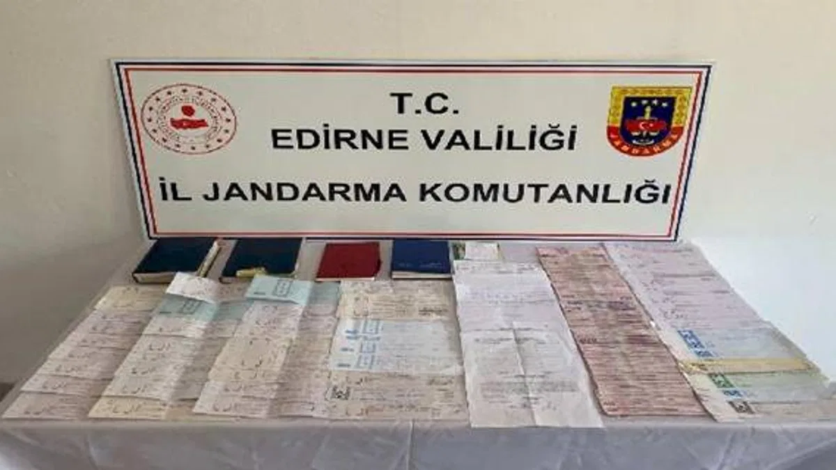 Edirne'de tefecilik operasyonu