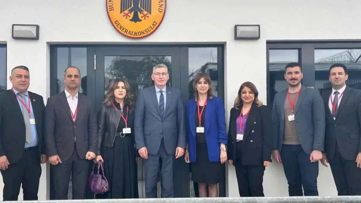 Karabağlar AB Komisyonu’ndan Almanya Başkonsolosluğu’na ziyaret
