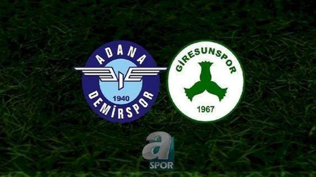 Adana Demirspor Giresunspor canlı anlatım (Adana Demirspor-Giresunspor CANLI İZLE)