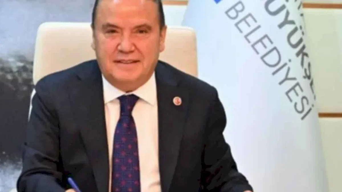 Antalya Büyükşehir Belediye Başkanı gözaltında