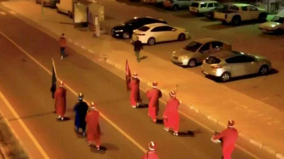 Sahura mehter marşı ile kalktılar