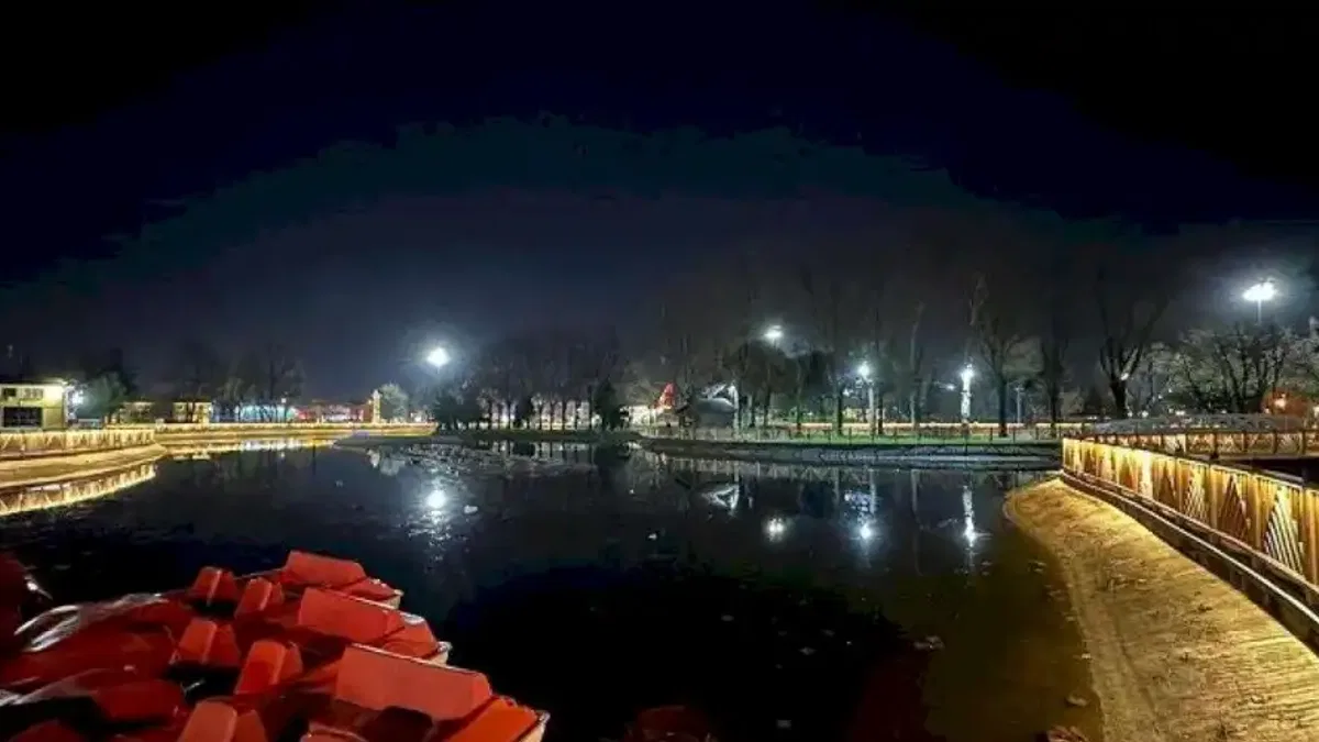 Aziz Duran Parkı’nın gece görüntüsü değişti