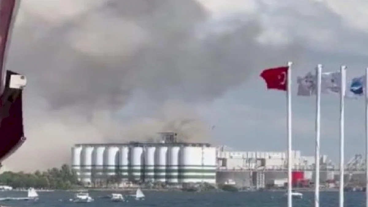 Kocaeli TMO silosunda patlama! Yaralılar var