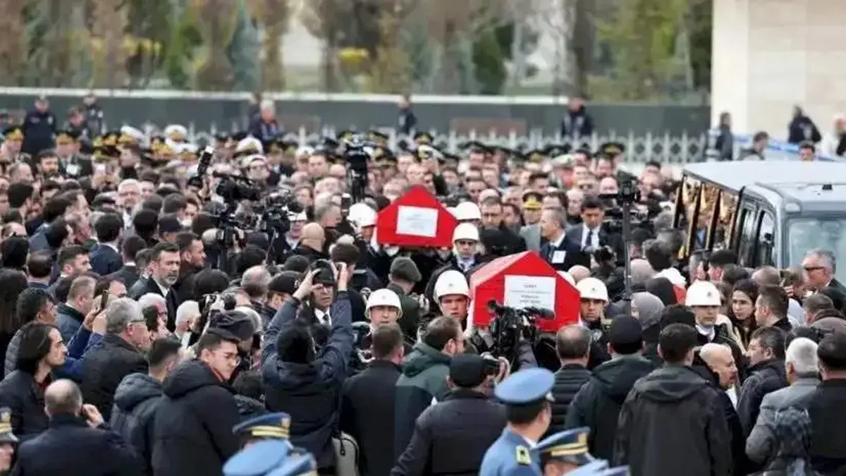 ASELSAN şehitleri Ankara’da son yolculuğuna uğurlandı