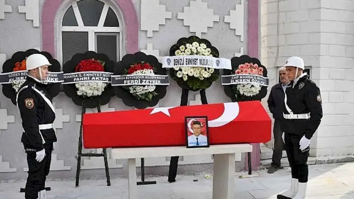 Polis Memuru Serdar Gülcan Son Yolculuğuna Uğurlandı
