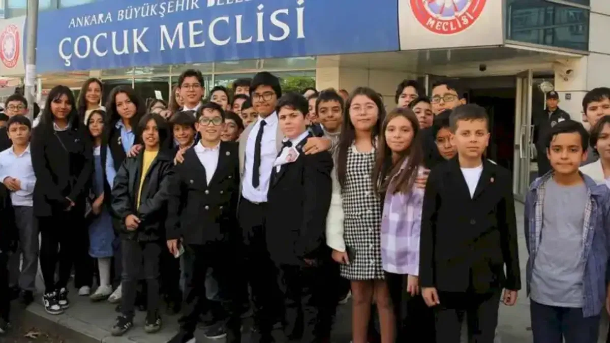 Ankara’nın çocukları meclis başkanını seçti