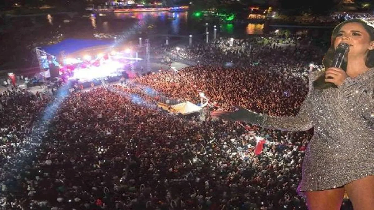 Merve Özbey'den unutulmaz bir gece