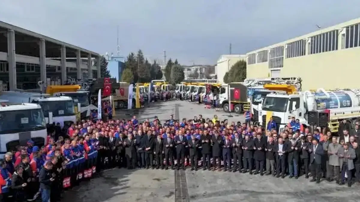 Başkan Altay 177 Milyon Lira Bedelle KOSKİ Araç Filosuna Kazandırılan 19 Yeni Aracı Tanıttı