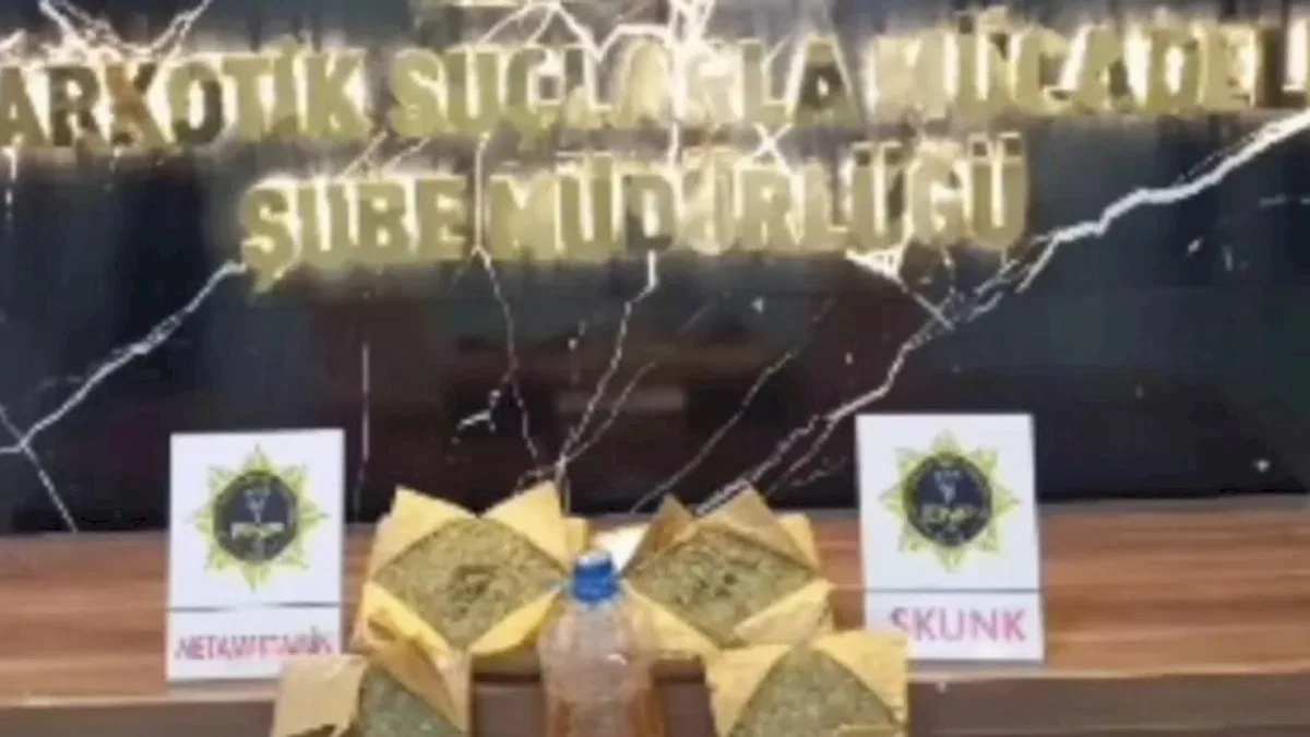 Erzurum’da uyuşturucu operasyonu: 9 kilo madde ele geçirildi