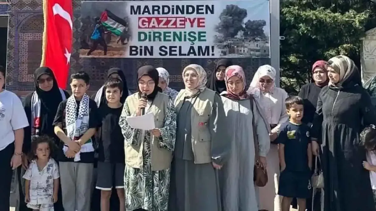 Gazze’deki eğitim mücadelesi Mardin’de gündeme taşındı