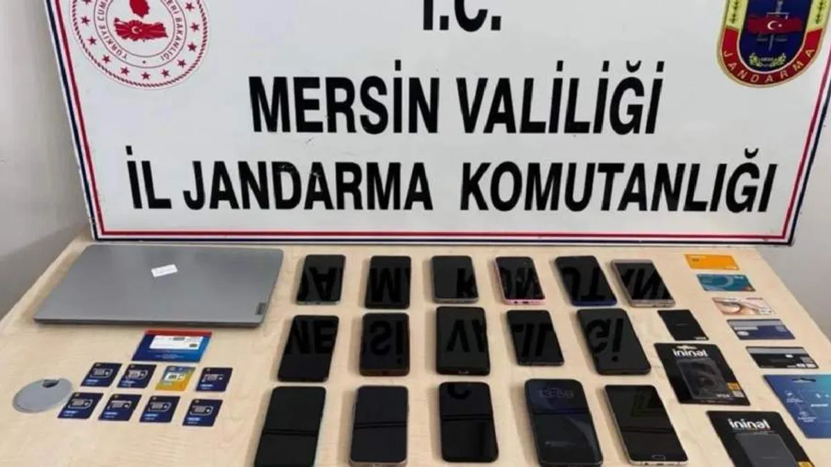 Mersin'de sosyal medya dolandırıcılığına 18 tutuklama