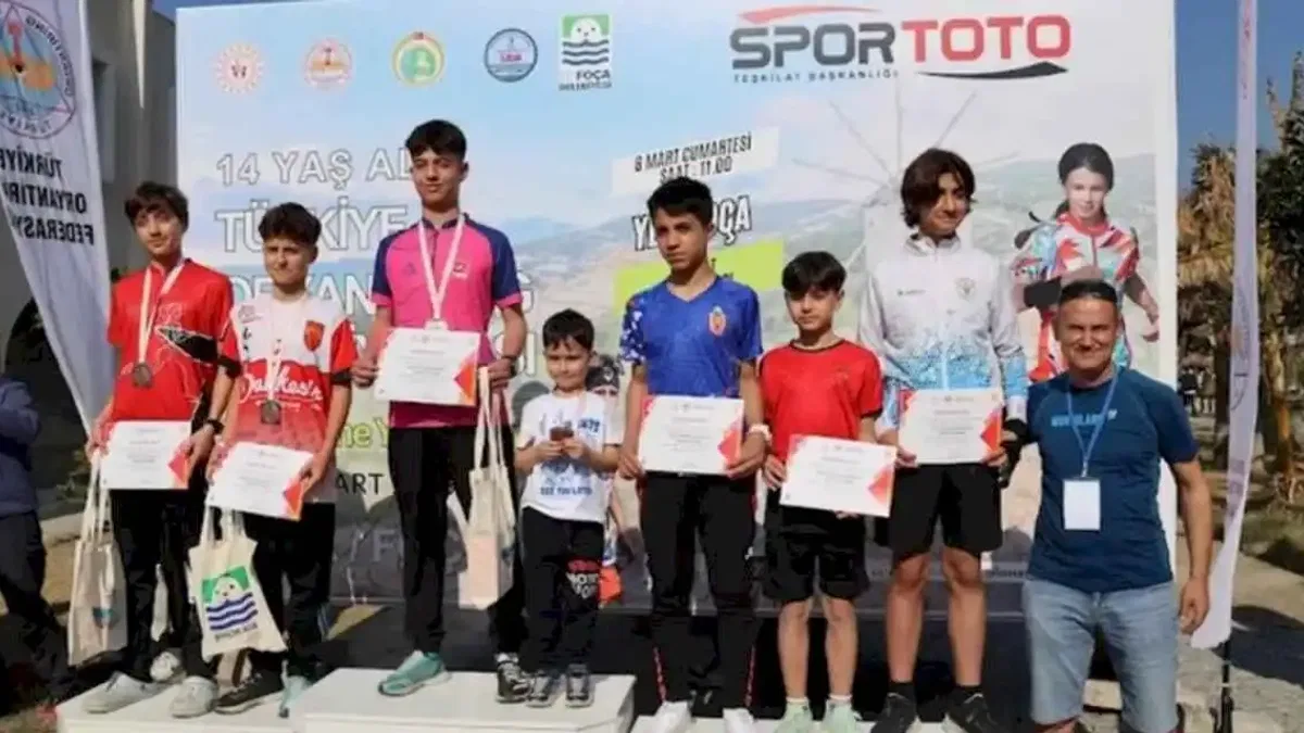 Bostanlıspor Oryantiring U14’de Türkiye Şampiyonu oldu