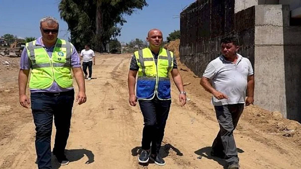Naras Köprüsü'nde çalışmalar sürüyor