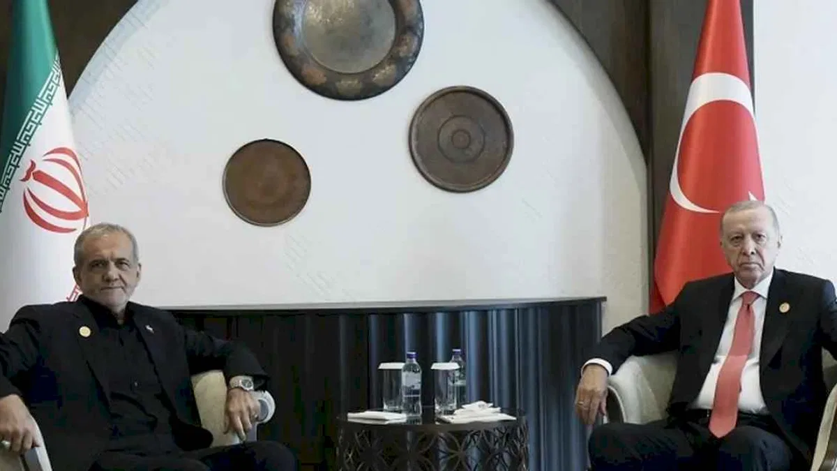 Erdoğan, İranlı mevkidaşı ile Azerbaycan’da görüştü