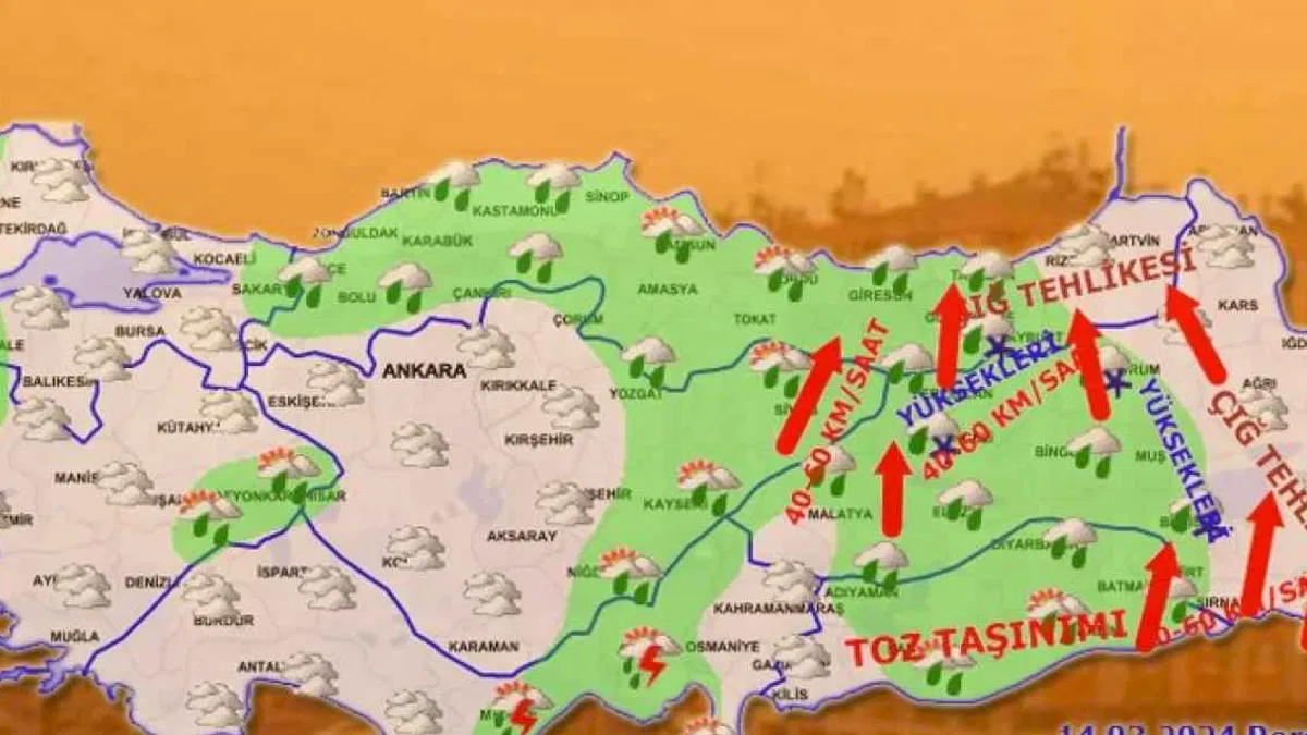 Güneydoğu'da toz taşınımı uyarısı!