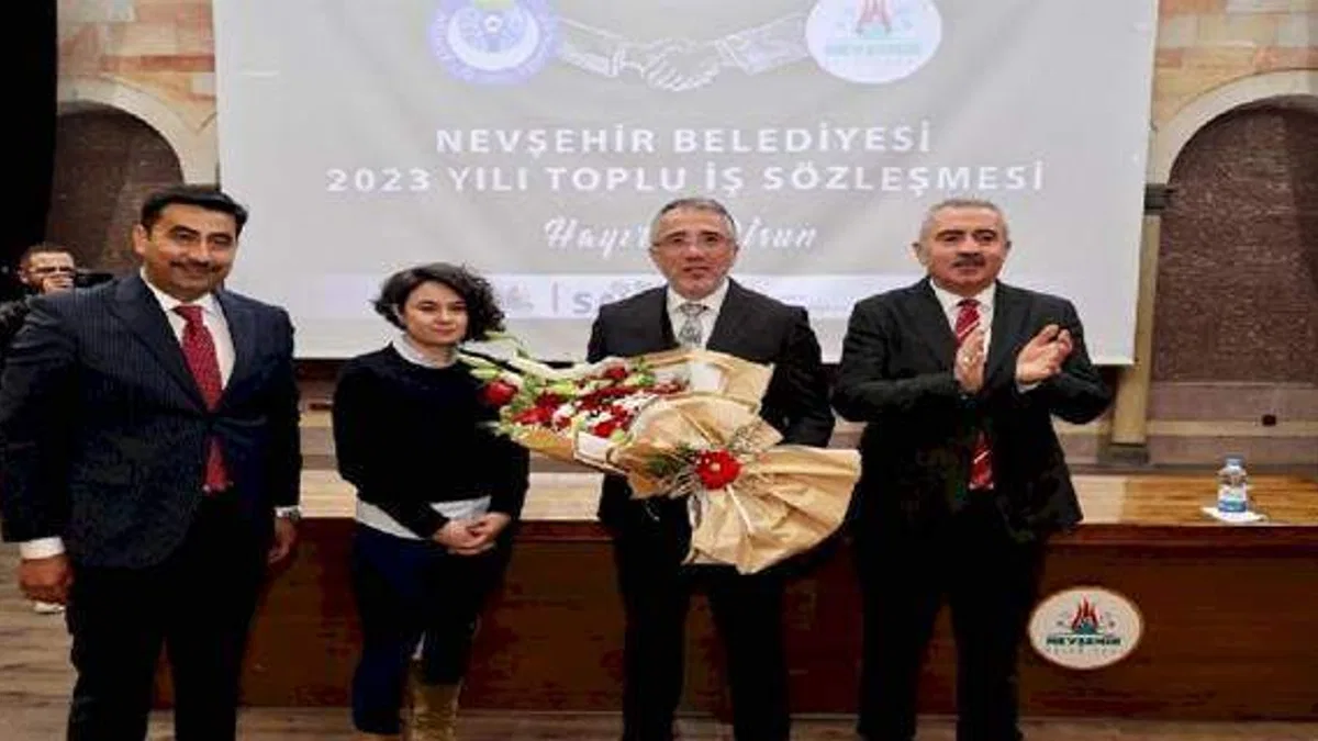 Nevşehir Belediyesi'nde toplu sözleşme sevinci
