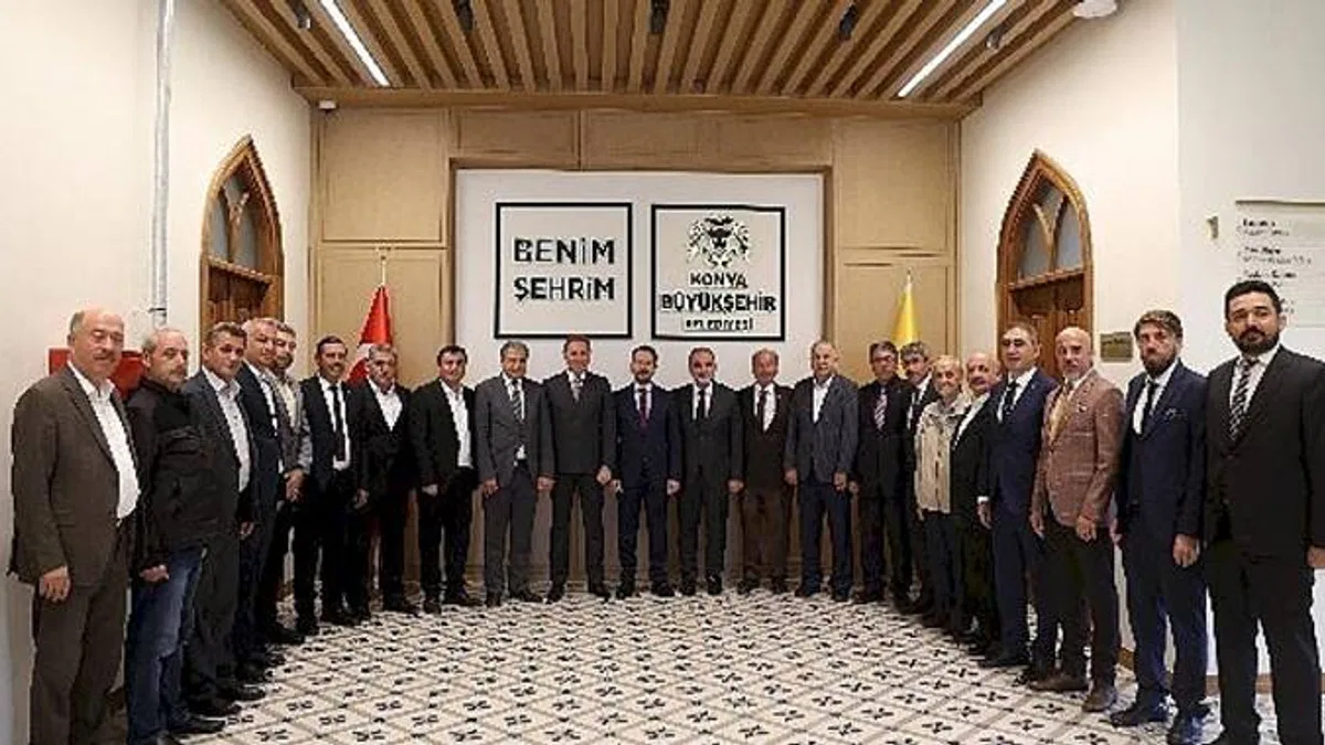KONESOB'dan Ahilik Haftası'nda Konya Büyükşehir'e Ziyaret
