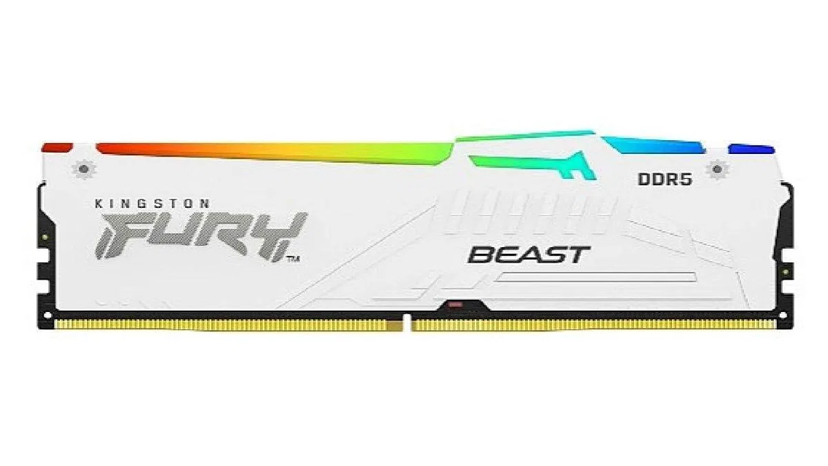 Kingston FURY DDR5 Serisine Beyaz Renk Seçeneği Geldi