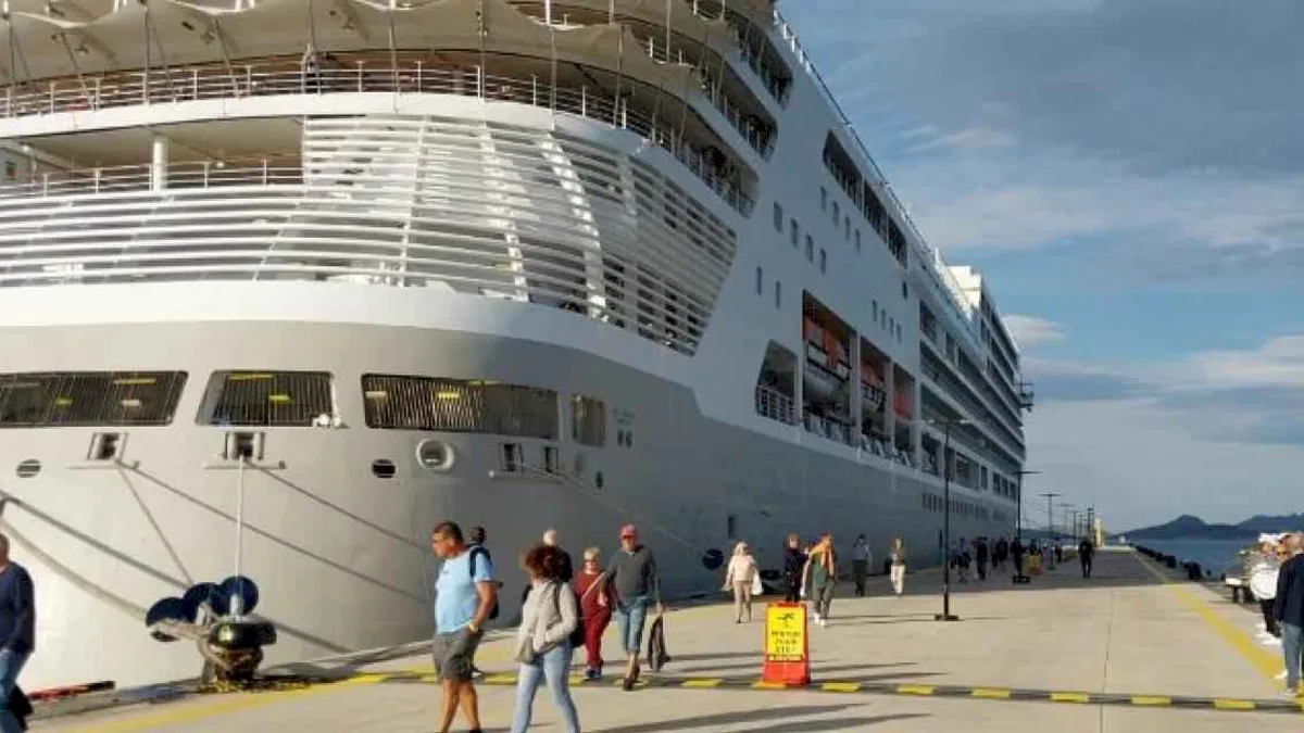 Bodrum Cruise Port yılın ilk gemisini ağırladı