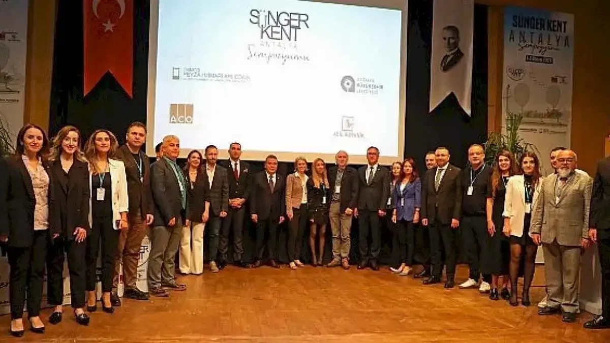 Antalya Büyükşehir'den Sünger Kent Sempozyumu