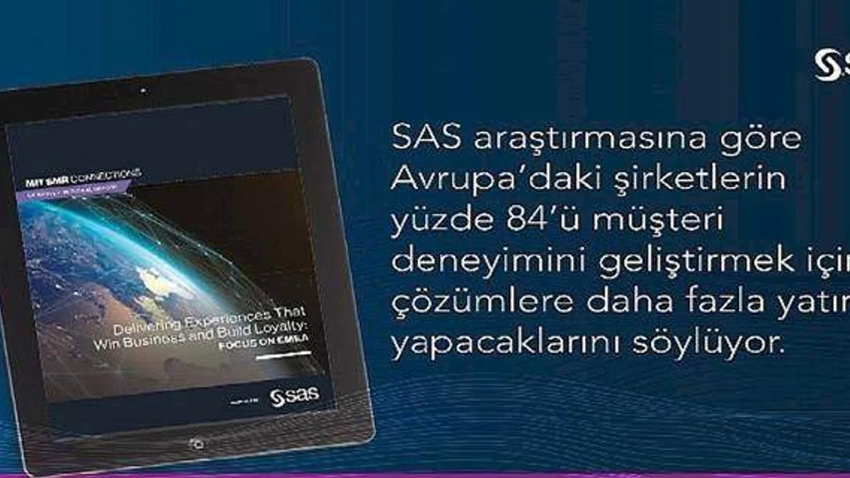 Yeni SAS araştırmasına göre Avrupalı şirketlerin MarTech'ten beklentileri yüksek