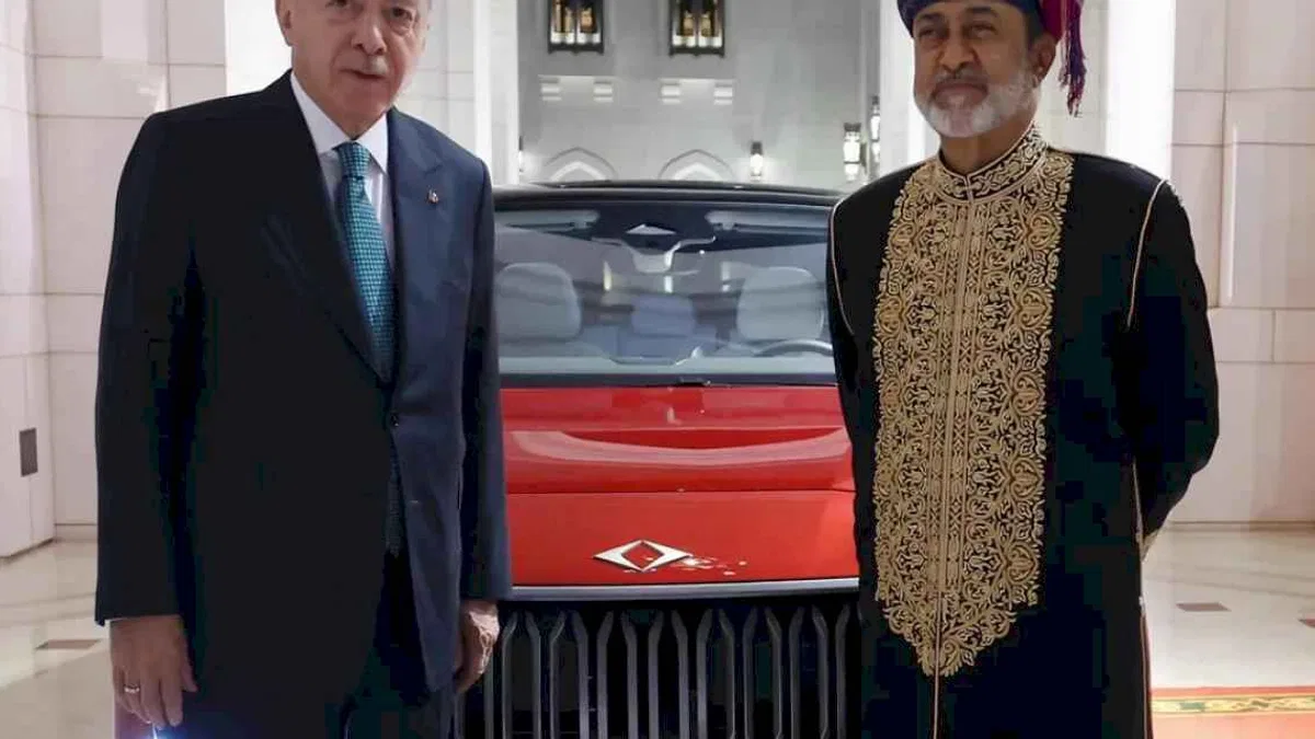 Bir Togg da Umman Sultanı'na