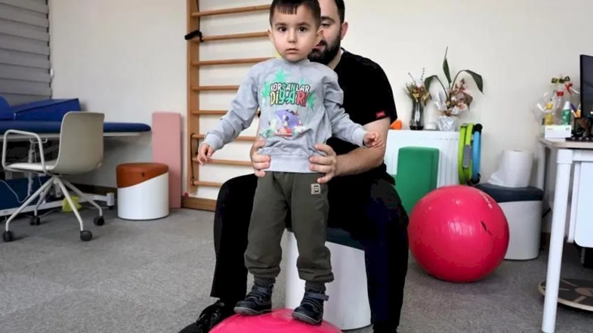 Gonca’da atılan ilk adım, minik Demir’e umut oldu