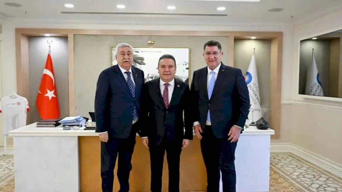 TESK Başkanı Palandöken’den Başkan Böcek’e ziyaret
