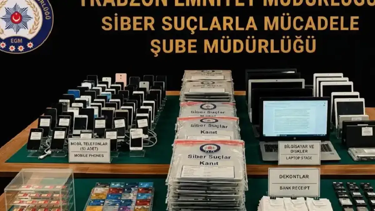 Trabzon merkezli yasa dışı bahise 14 tutuklama