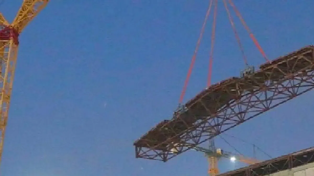 Akkuyu NGS'nin 1'inci Ünitesinin Türbin Binasındaki Çatının Montajı Tamamlandı