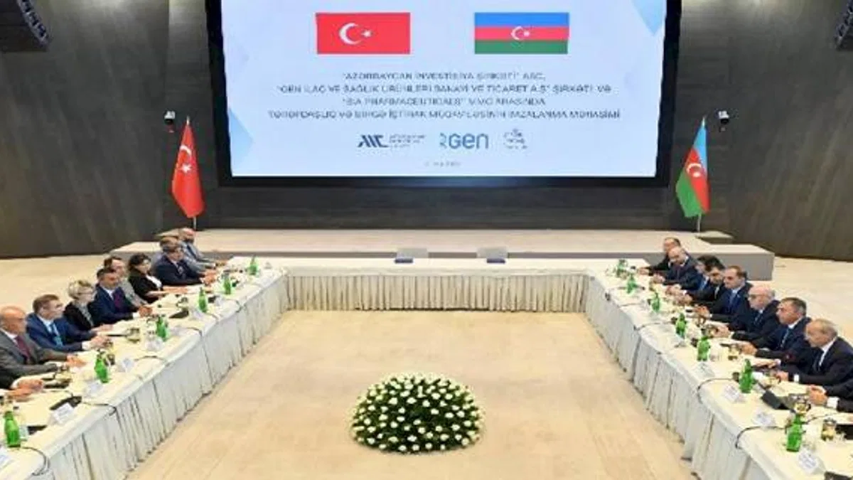 Azerbaycan'a ilk ilaç fabrikasını kuracak
