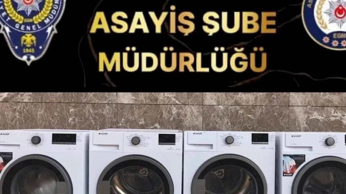 Adıyaman konteyner kentte çamaşır makinesi hırsızları yakalandı