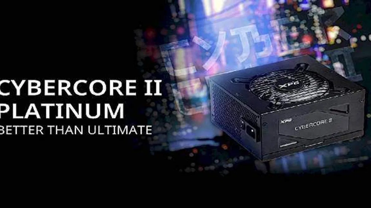 XPG, Platinum ATX3.0 Sertifikalı PCIe 5.0 CYBERCORE II Güç Kaynağını Piyasaya Sürdü