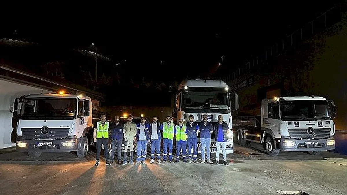 Bartın'da yaşanan sel felaketine İSU'dan yardım eli