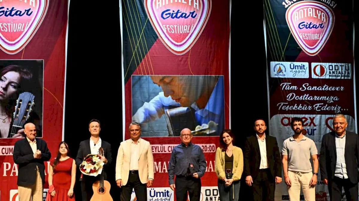 Antalya 15. uluslararası gitar festivali sona erdi