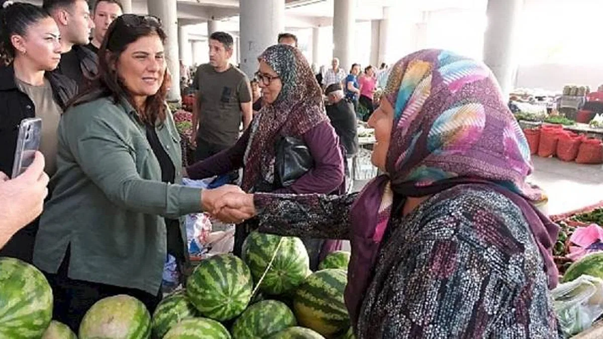 Başkan Çerçioğlu Yenipazar Çarşamba Pazarı'nda Vatandaşlarda Buluştu