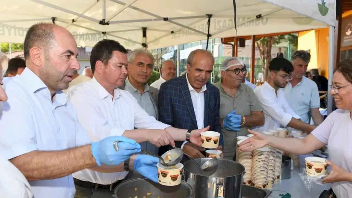 Bursa Osmangazi'de kazanlar kardeşliğe kaynadı