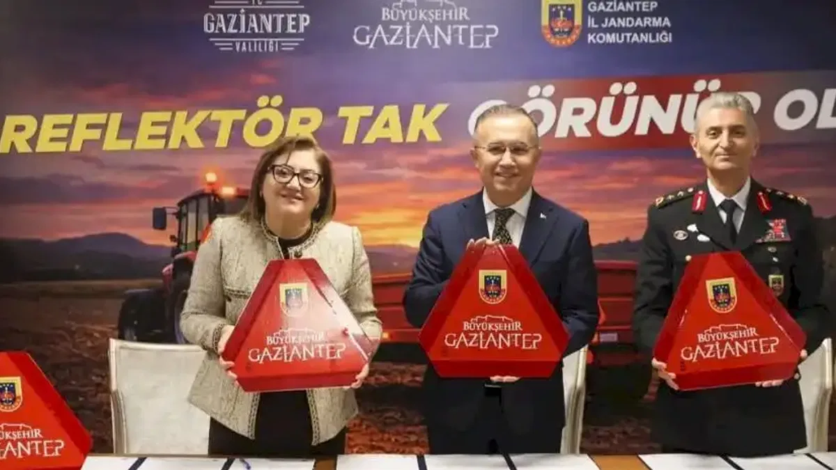 Gaziantep’te çiftçilere reflektör dağıtılacak