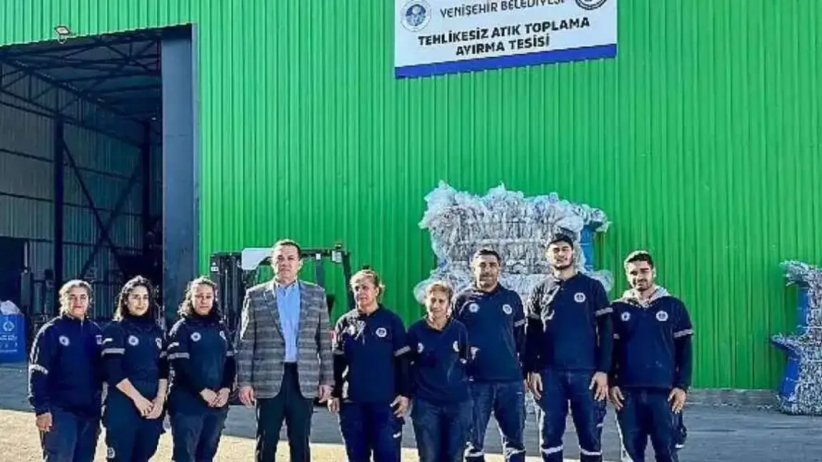 Yenişehir Belediyesi atık ayrıştırma tesisinin kapasitesini artırıyor