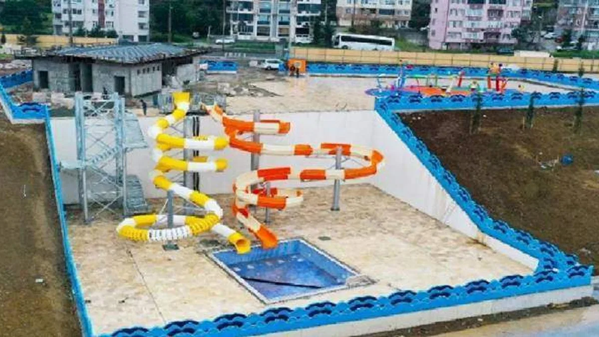 Aquapark tamam, sıra çevre düzenlemesinde