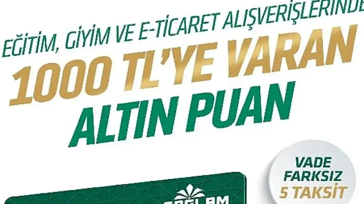 Kuveyt Türk'ten Okula Dönüş Kampanyası: 1000 TL'ye varan Altın Puan hediye