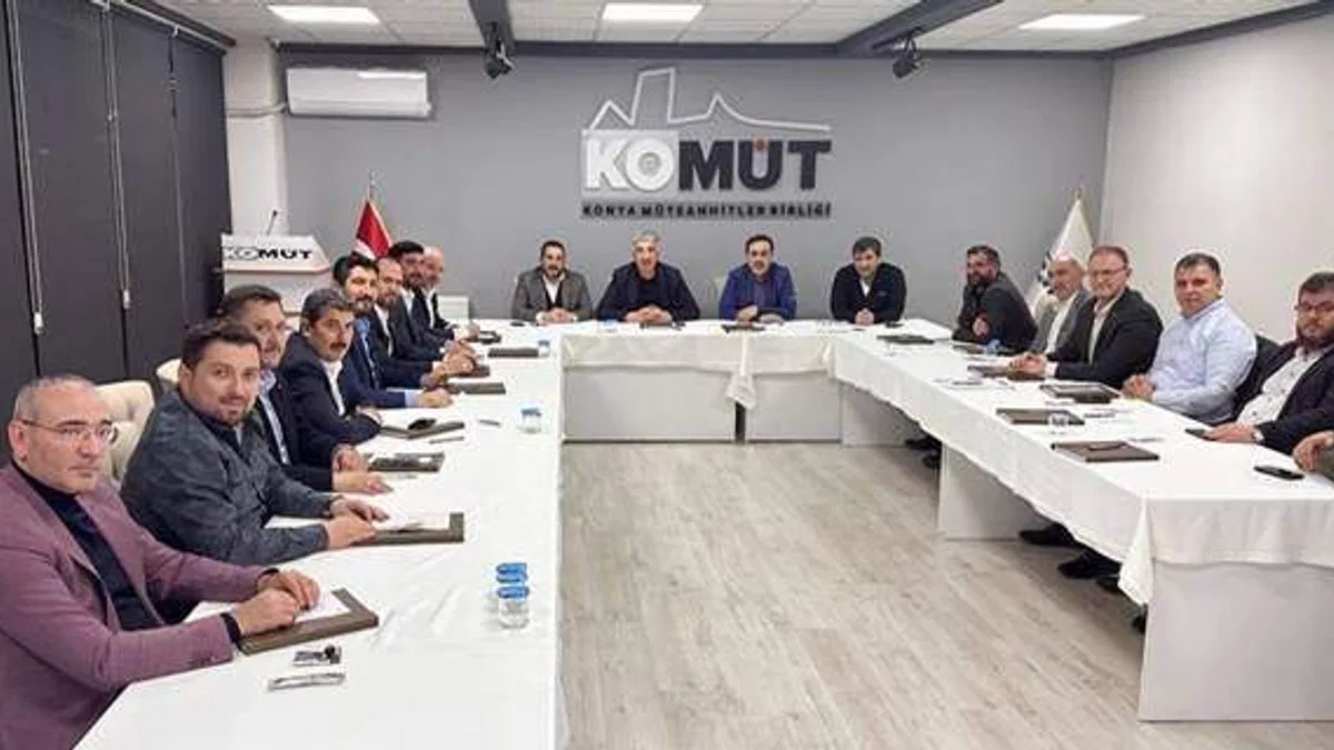 Konya Lonca Teşkilatında depremin etkileri konuşuldu