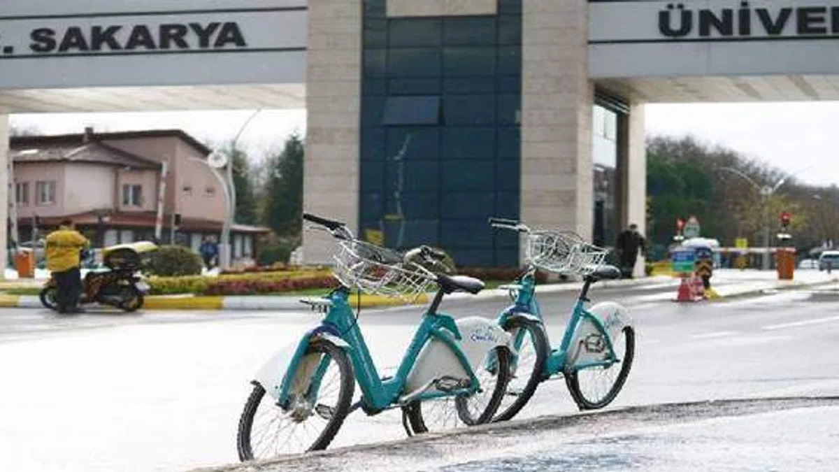 Sakarya'da pedallar 1,5 milyon dakika döndü