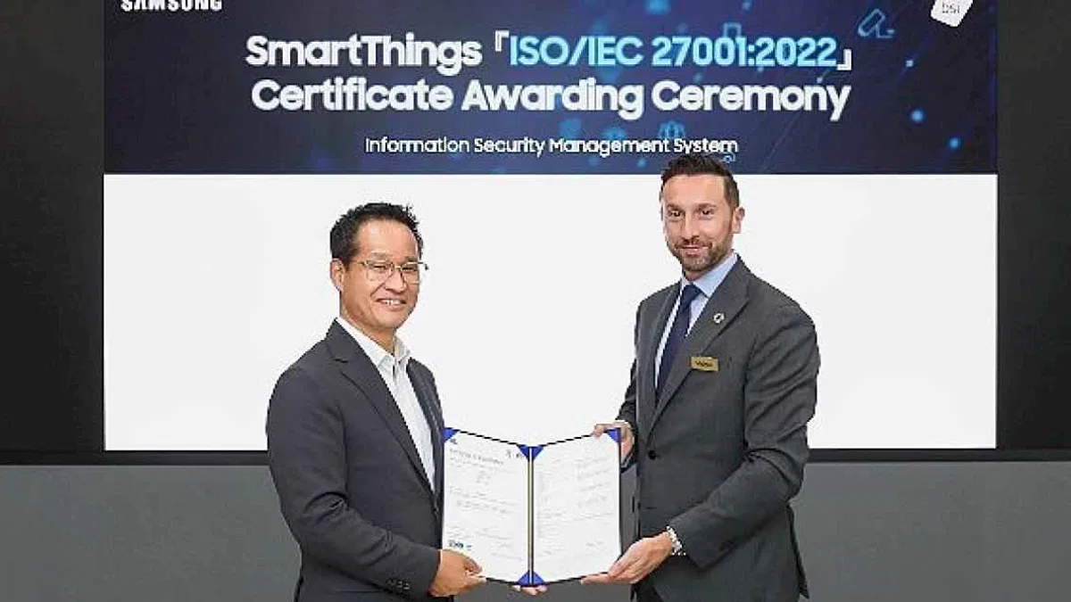 Samsung Electronics'in SmartThings platformu ISO 27001 sertifikası aldı