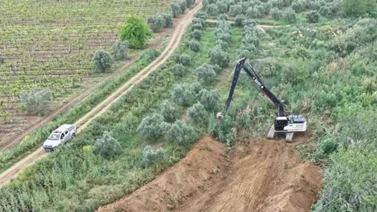 Manisa'da dereler temizleniyor