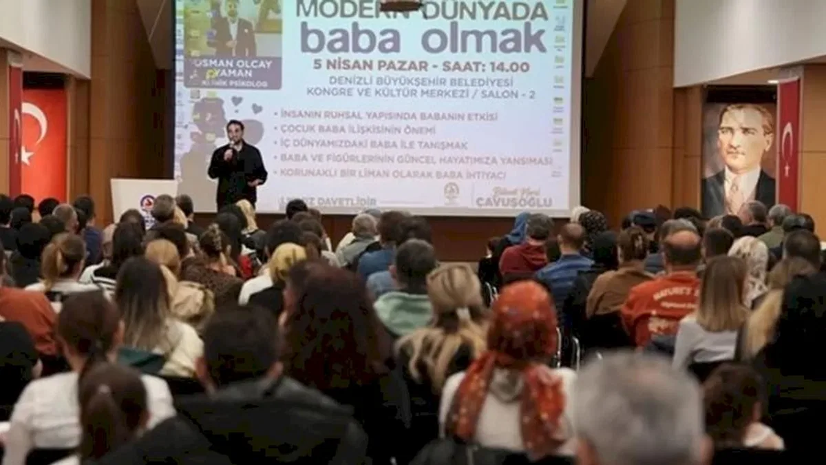 Denizli'de modern babalık seminerine yoğun ilgi