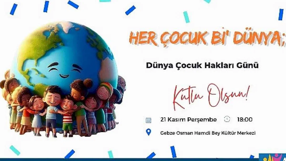 Kocaeli'de "Dünya Çocuk Hakları Günü" kutlanacak