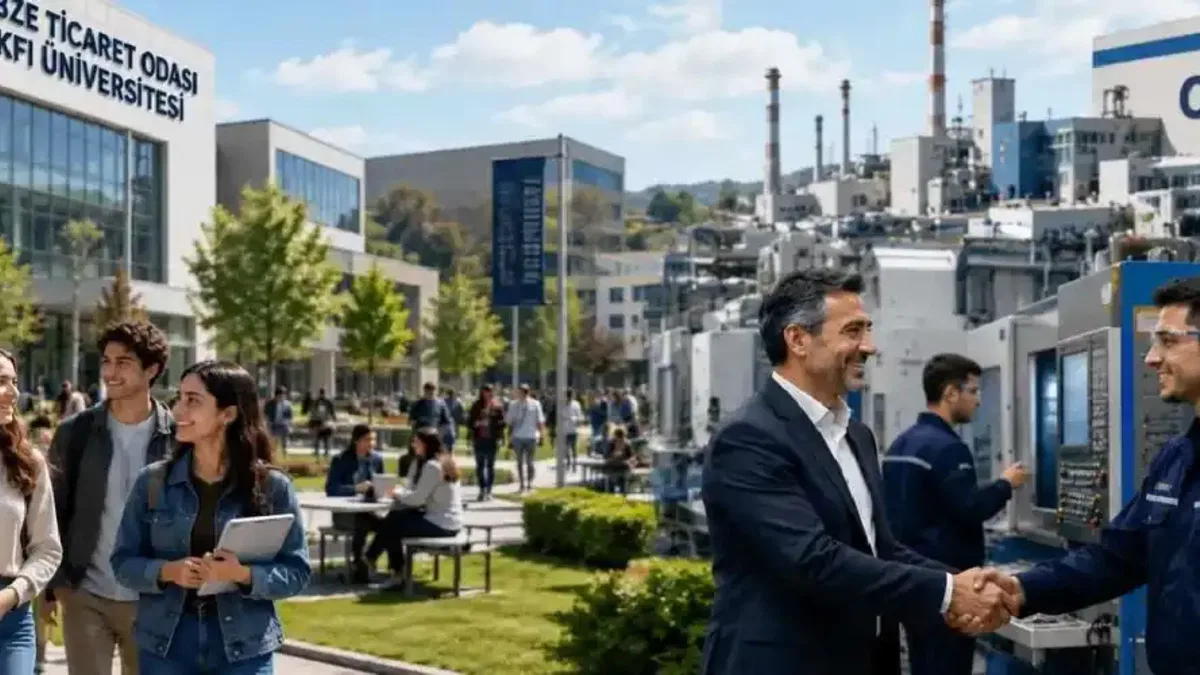 Oğuz Şerifalioğlu’ndan Gebze’ye mesleki eğitim atağı... Gebze Ticaret Odası Vakfı Üniversitesi-MYO projesi