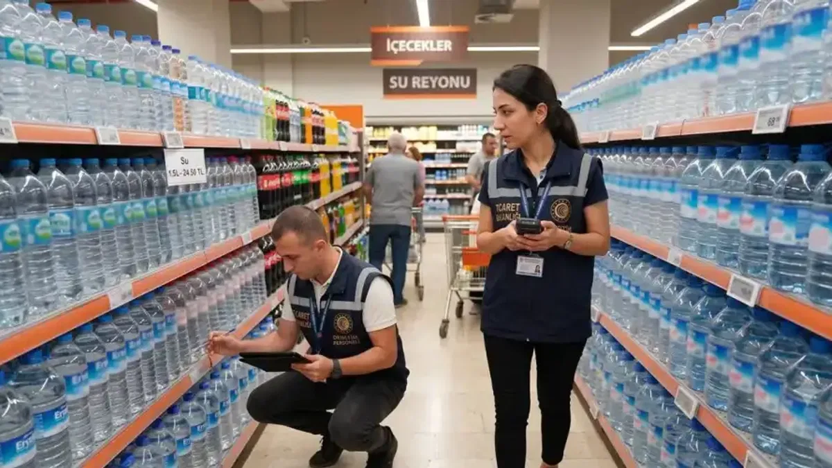Bakanlık Harekete Geçti, Fırsatçı Marketlere Su Zammı Denetimi!